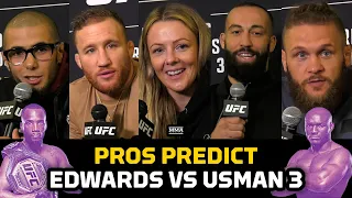 Pros Predict Leon Edwards vs. Kamaru Usman 3 at UFC 286 - MMA Fighting