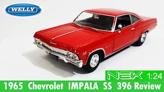 Welly Nex 1965 Chevrolet Impala SS 396 1:24 Muscle Car Diecast Review and Unboxing