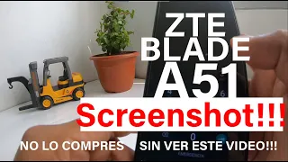 ZTE Blade A51 | Screenshot Captura de pantalla | No lo compres SIN ver este video!!!