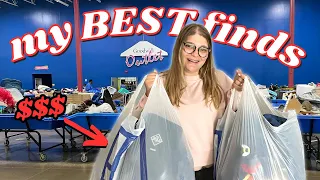 The BEST Things I've EVER FOUND IN THE BINS!! 😳 A Goodwill Outlet Thrift Haul For The Ages!