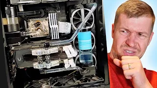 Cleaning a Viewers DISGUSTING Water Cooled PC!