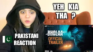 Bholaa Official Trailer Reaction | Ajay Devgn | Tabu | Bholaa In IMAX 3D | Gul Reacts