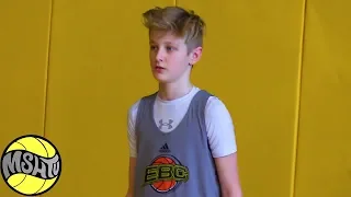 7th Grader Nikita Tyukalo BOMBS NBA 3's at the 2018 EBC Seattle Camp