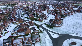 DJI MAVIC AIR 2...flying through a field of snow.