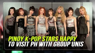 Pinoy K-pop stars happy to visit PH with group UNIS