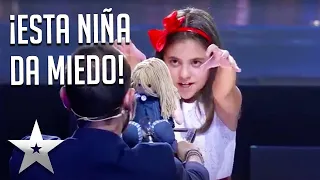 ¿Listo para temblar de miedo con esta niña y su muñeca | Los Mejores Talentos En Español