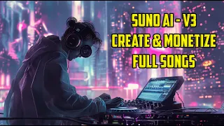 Suno AI V3 - FREE AI Music (Song) Generator - Create And Monetize Full Songs - Detailed Tutorial