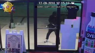 Clumsy burglars steal from Texas liquor store