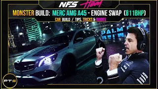 NFS: Heat | Engine Swap | Mercedes AMG A45 (811BHP) | Monster Build (Hyper Hatch)