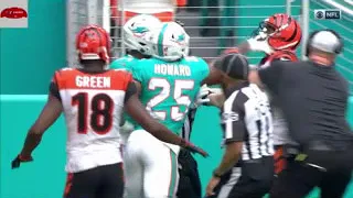 NFL Fight Miami Dolphins Vs Cincinnati Bengals With ejections on both sides [2020 Season]