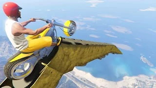 SUPER RAMPE VERTICAL !! (Délire GTA 5)