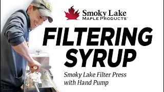 Filtering Maple Syrup – Filter Press with Hand Pump