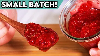 EASIEST Homemade Raspberry Jam Recipe | Small Batch Recipe!