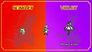 Pokémon Cries: Sprigatito, Floragato, Meowscarada - Pokemon Scarlet and Violet