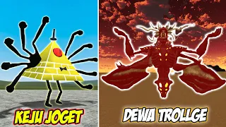 BANG CUPU AJAK MIKACIL BATTLE KEJU JOGET VS DEWA TROLLGE (Gmod)