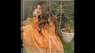 Zubab rana photoshoot in orange dress/#looking very stunning 💞💞💖