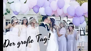 DER GROSSE TAG - WIR HABEN UNSERE HOCHZEIT GEVLOGGT! 😍 | 08.07.2017 | Daily Maren & Tobi