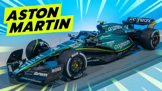 Unboxing Aston Martin AMR23 Fernando Alonso F1 Modelcar in 1/18 Scale