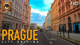 Prague Evening Driving Tour around the city 🎹 Czech Republic 4K HDR 60fps