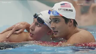 Olympic swimmers Chase Kalisz and and Jay Litherland speak on being first Team USA medalists