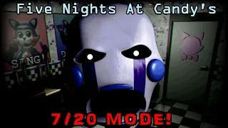 7/20 MODE COMPLETE! || Five Nights At Candy's 7/20 Mode Strategy!