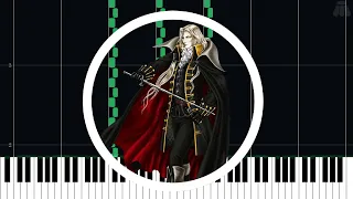 Walking on the Edge - Castlevania - Intermediate Piano Tutorial