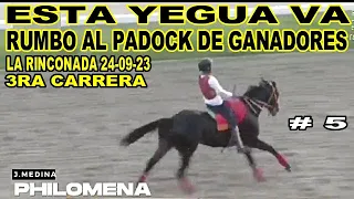 ESTA YEGUA VA,  RUMBO AL PADOCK DE GANADORES/ LA RINCONADA 24-09-23 /