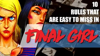 Do you know these 10 Easy-to-miss rules in Final Girl Board Game? Final Girl SOLO Game FAQ