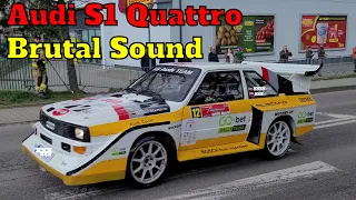 Audi S1 Quattro Brutal Sound 7 Rajd Memoriał Janusza Kuliga i Mariana Bublewicza