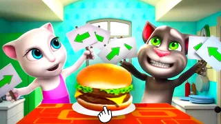 Talking Tom ⭐  Dia de fast-food  ⭐  Desenhos Animados Engraçados Para Crianças