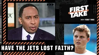 Stephen A. says the Jets have NO FAITH in Zach Wilson 👎 | First Take