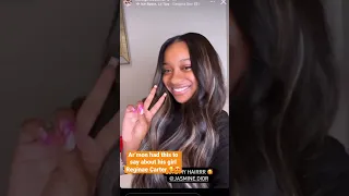 Ar’mon had this to say about Reginae Carter 🥰