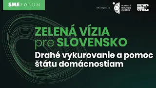 Zelená vízia pre Slovensko: Drahé vykurovanie a pomoc štátu domácnostiam