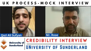 Credibility Interview of University of Sunderland | Mock test University of Sunderland London campus