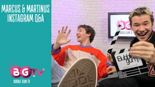 MARCUS & MARTINUS: Instagram Fan Q&A 2021 | Interview | Bubble Gum TV