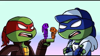 tug o war but Raphael and Leonardo sing it