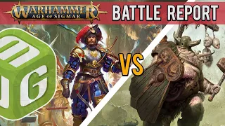 Assault on Barilomm - Cities of Sigmar vs Maggotkin Age of Sigmar Battle Report-The Lost City Ep 19