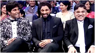 Stylish Star Allu Arjun And His Family Enjoying Comedian Ali's Ultimate Comedy