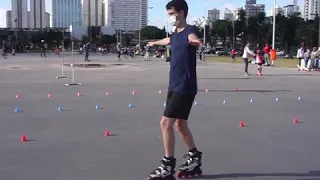 One Foot [Aprenda em 1 min] - Passo a passo - Tutorial Freestyle Slalom