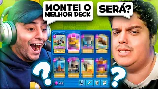 CORINGA MONTOU O MELHOR DECK DO CLASH ROYALE? TIVE QUE TESTAR…