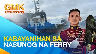 Isang bagong PNPA graduate na sakay ng nasunog na ferry, nagpakita ng kabayanihan | Something Good
