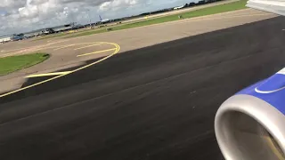 Takeoff Belavia AMS-MSQ flight B2868  Embraer E195 EW-513PO  sept 21 2018