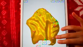 ASMR virtual slime Super Satisfying (Squishing, poking and more) + making virtual slime + relaxing