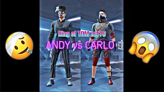 😲😲 Andy VS Carlo King of TDM m416 😱😱