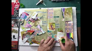 Easy Scrappy Glue Book #gentlejournaling #rehashyourstash