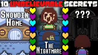 10 Obscure UNDERTALE Facts You Never Knew! Undertale Theory | UNDERLAB