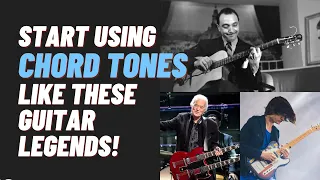 Play guitar solos like Django, Page, and Greenwood using chord tones!