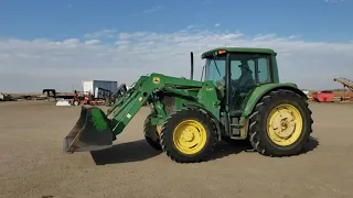 2005 John Deere 6420 MFWD Tractor With Loader