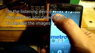 How to send and receive SSTV images with just an android phone and a baofeng