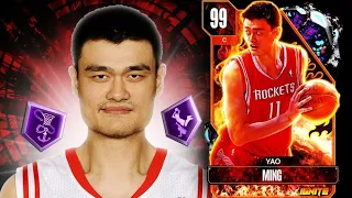 DARK MATTER YAO MING IS ONE OF THE GLITCHIEST CARDS IN NBA 2K24 MyTEAM!!